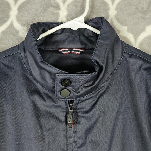 Jaguar Jacket Mens Large Navy Windbreaker Driver Graphic Lined Automotive Racing - Picture 13 of 16